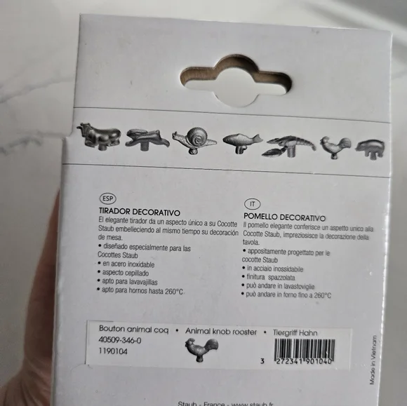 Staub Rooster Knob - Picture 6 of 6